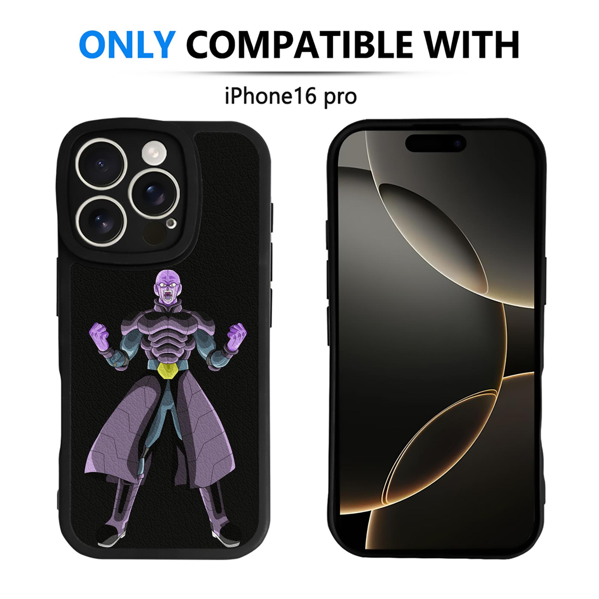 （画像用） ドラゴンボール DRAGON BALL 【iPhone 16シリーズ対応】シリコンスマホケース（レザー調） 材質：シリコン